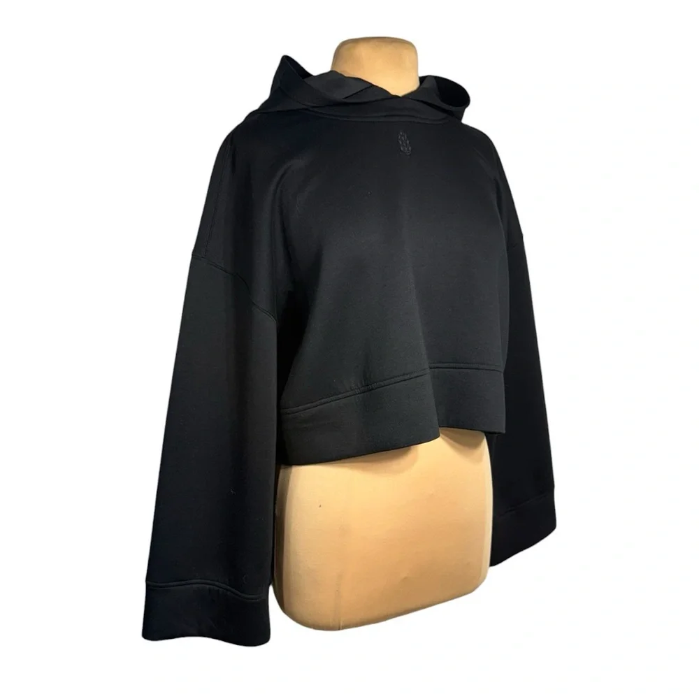 FP Movement Playing Games Hoodie - Cropped Athletic Pullover Black Oversized Med - Picture 3 of 10